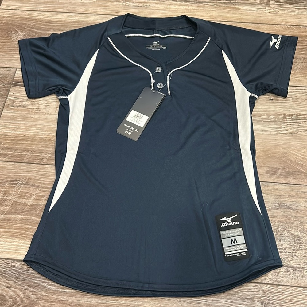 NEW! Mizuno Girls Elite DryLite Game Jersey Size M (7/8)